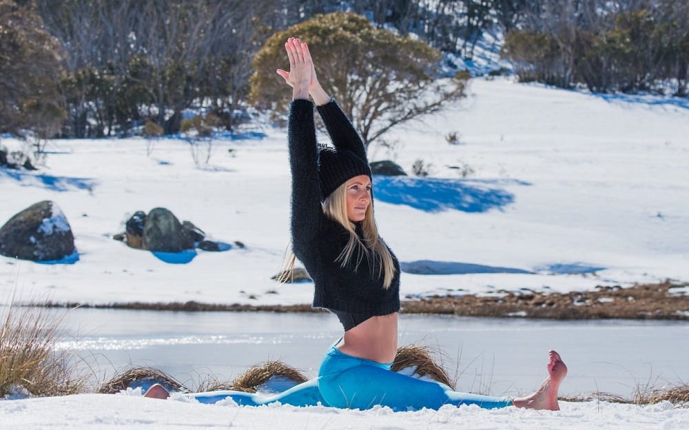 Warming yoga poses for cold winter days